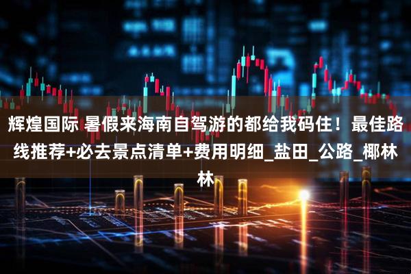 辉煌国际 暑假来海南自驾游的都给我码住！最佳路线推荐+必去景点清单+费用明细_盐田_公路_椰林