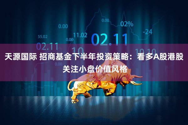天源国际 招商基金下半年投资策略：看多A股港股 关注小盘价值风格